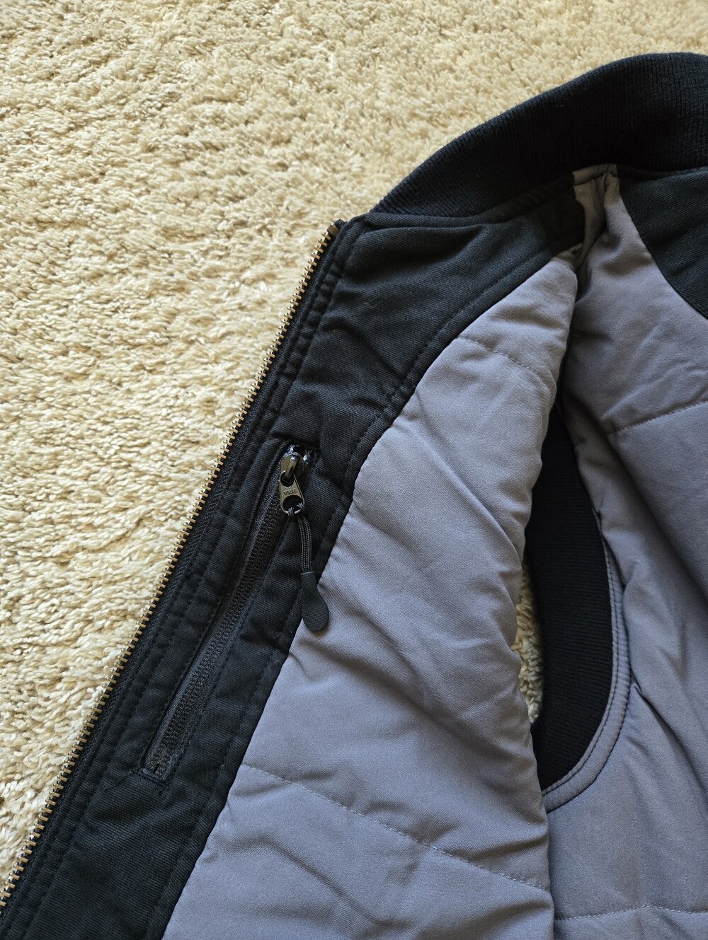 Duluth Trading Co Flex Fire Hose Insulated Vest Womens S Black Canvas - Picture 6 of 9